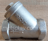 Фільтр косий нержавіючий AISI 304 Ду 25 (1'), фото 3