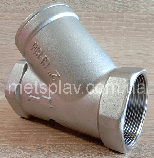 Фільтр осадовий муфтовий (різьбовий) нержавіючий Ду 40 (1 1/2') AISI 304, фото 4