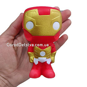 Сквиш супергерой Залізна Людина Iron Man Marvel Comics Squishy іграшка-антистрес Залізна Людина