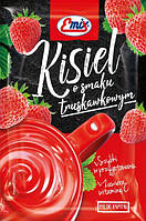 Полуничний кисіль, порошок в пакеті 40 г Emix, Польща, швидкого приготування