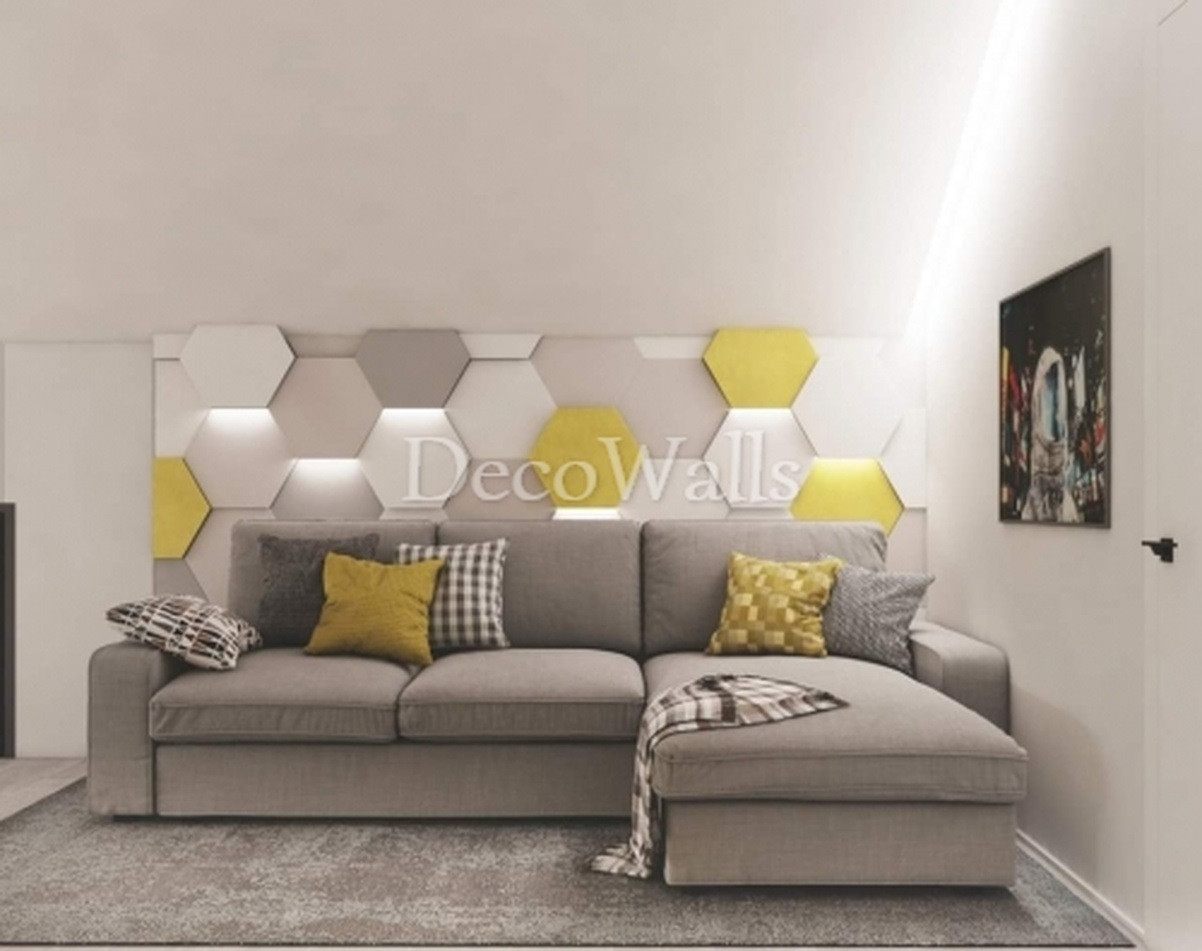 Гіпсові LED-панелі Соти DecoWallsTM, фото 1