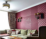 Гіпсові 3D-панель Діагональ DecoWallsTM, фото 2