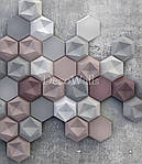 Гіпсові 3д панелі Соти під мох No4 DecoWallsTM, фото 5