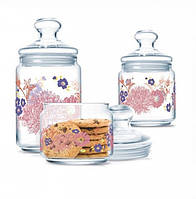 Набор стеклянных банок Luminarc Jar Kitchen Bliss Pot Club Silo 3 шт 0,5+0,75+1 л (P2915)