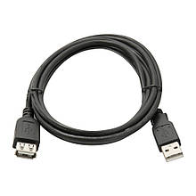 Подовжувач USB 2.0 AM / AF, 0,8 m, чорний Пакет Q200