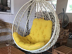 Крісло-гойдалка підвісна "кокон" із ротанга плетені меблі