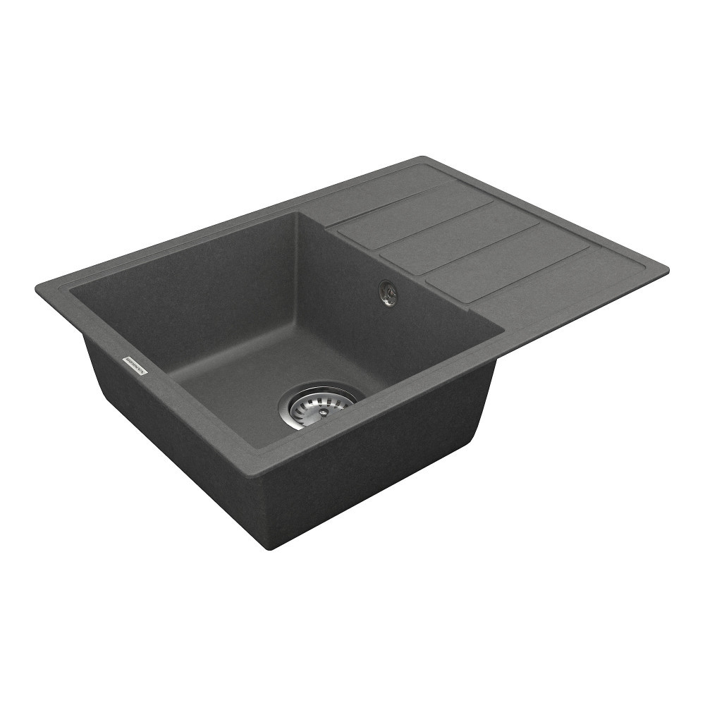 Мийка кварцова VANKOR Easy EMP 02.62 Gray сифон автомат