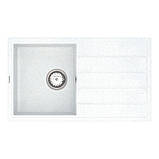 Мийка кварцова VANKOR Easy EMP 02.76 White stone сифон автомат, фото 4