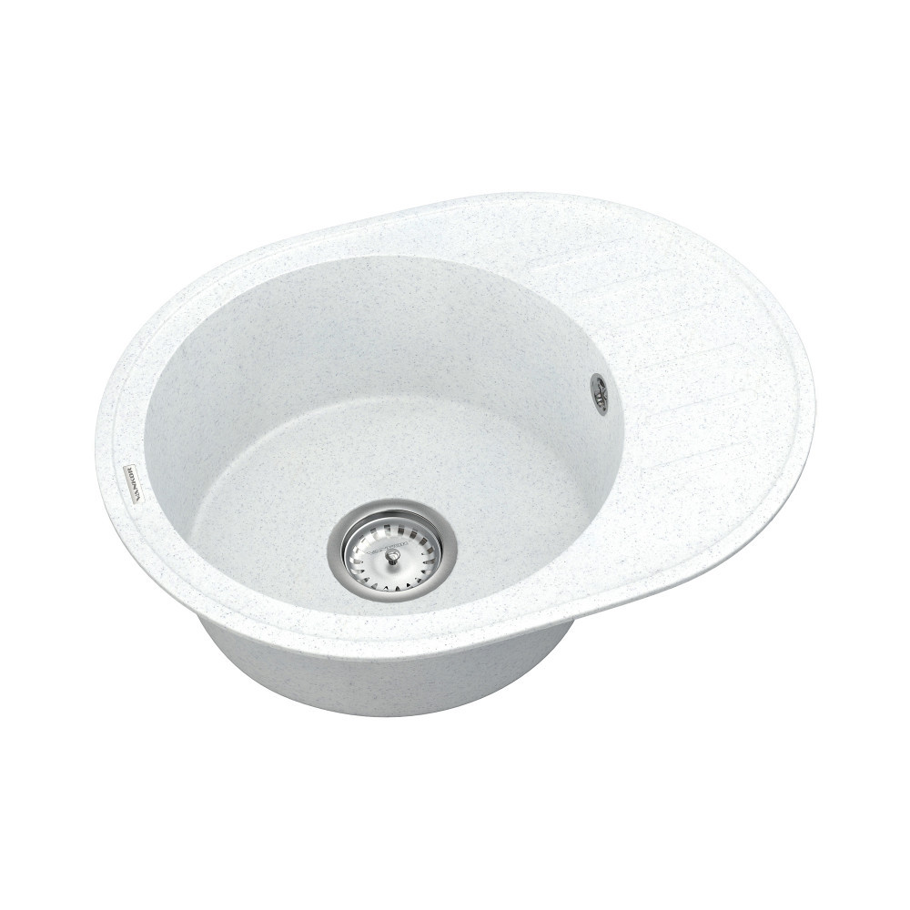 Мийка кварцова VANKOR Lira LMO 02.57 White stone, фото 1