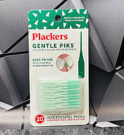 Щетки-зубочистки в футляре Plackers Gentle Piks