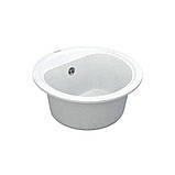 Мийка кварцова VANKOR Lira LMR 01.44 White stone сифон автомат, фото 3