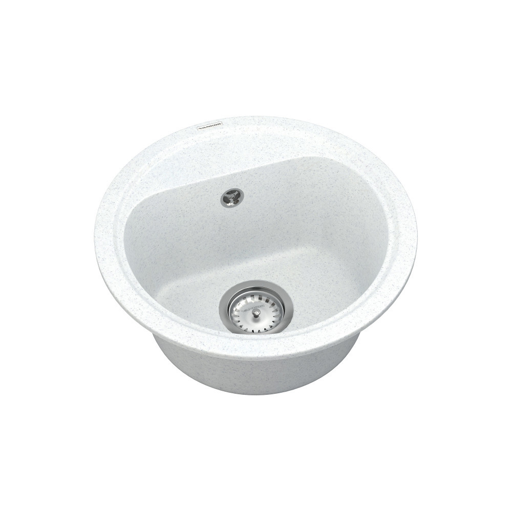 Мийка кварцова VANKOR Lira LMR 01.44 White stone, фото 1