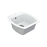 Мийка кварцова VANKOR Norton NMP 01.48 White stone, фото 3