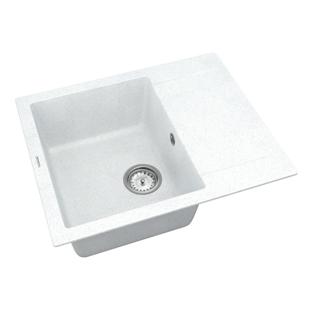 Мийка кварцова VANKOR Orman OMP 02.61 White stone, фото 1