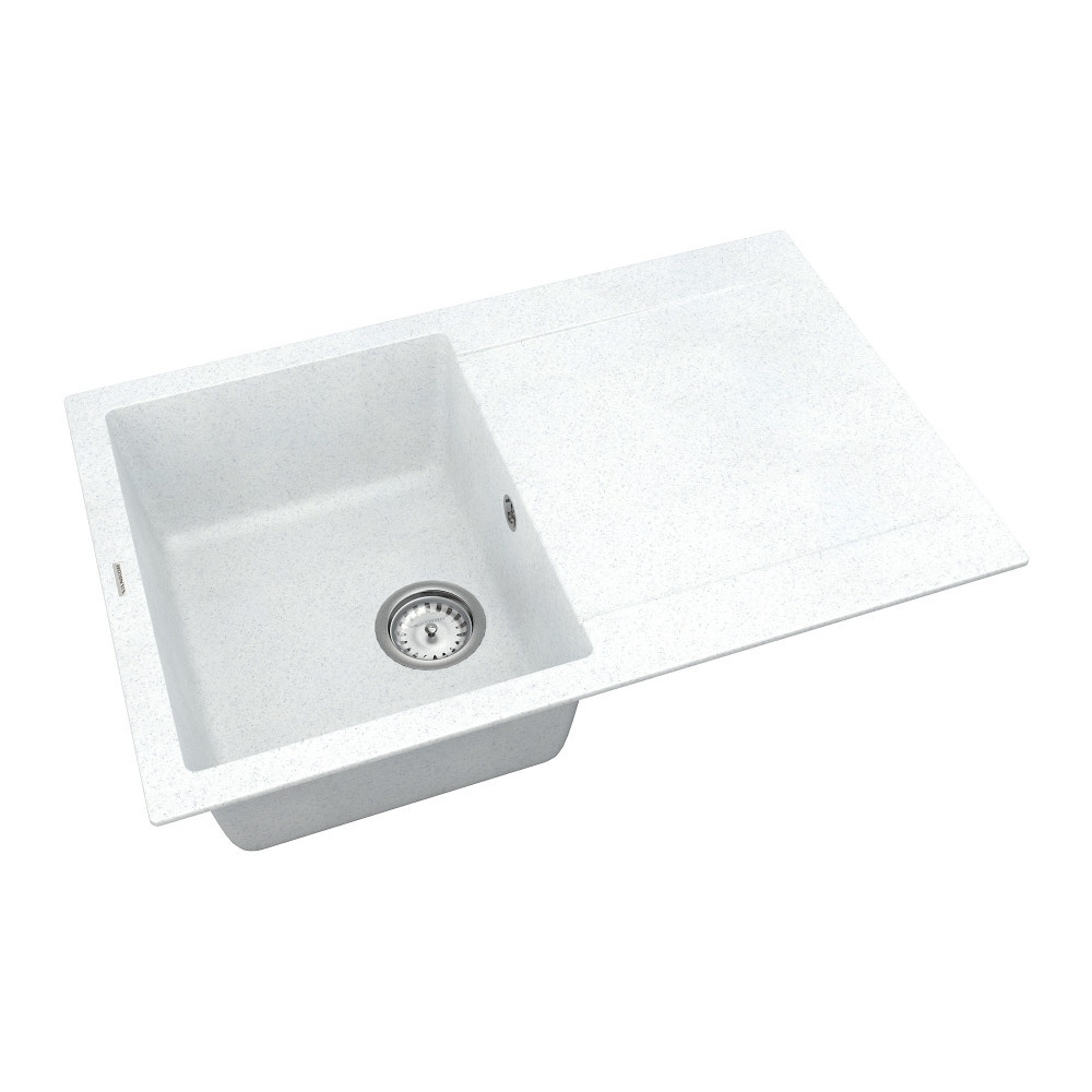 Мийка кварцова VANKOR Orman OMP 02.78 White stone, фото 1