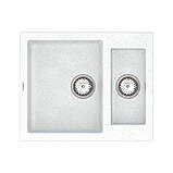 Мийка кварцова VANKOR Orman OMP 03.61 White stone, фото 3