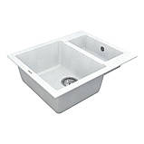 Мийка кварцова VANKOR Orman OMP 03.61 White stone, фото 4