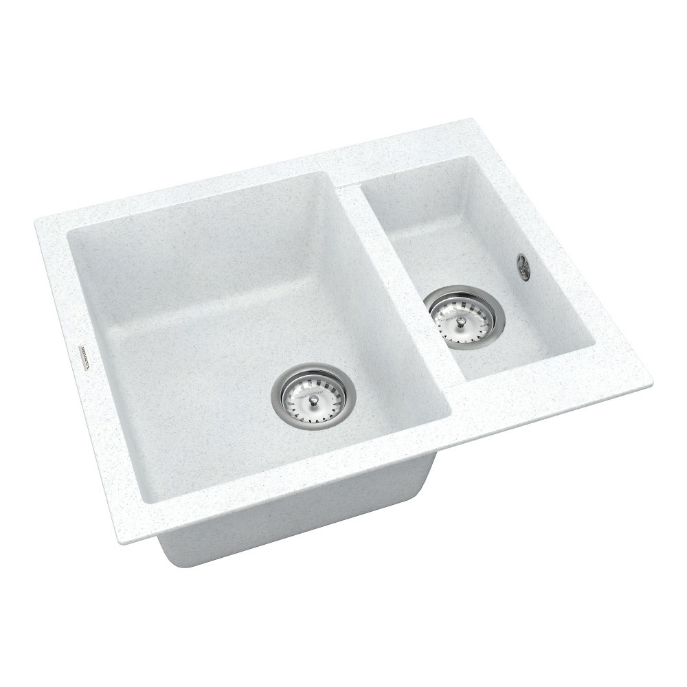 Мийка кварцова VANKOR Orman OMP 03.61 White stone, фото 1