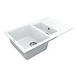 Мийка кварцова VANKOR Orman OMP 04.80 White stone сифон автомат, фото 3