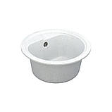 Мийка кварцова VANKOR Polo PMR 01.45 White stone, фото 4