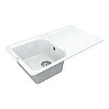 Мийка кварцова VANKOR Sigma SMP 02.85 White stone, фото 4