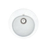 Мийка кварцова VANKOR Sity SMR 01.50 White stone сифон автомат, фото 3