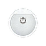 Мийка кварцова VANKOR Tera TMR 01.50 White stone сифон автомат, фото 3