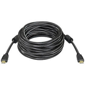 Кабель відео HDMI-HDMI 10 м СІРИЙ