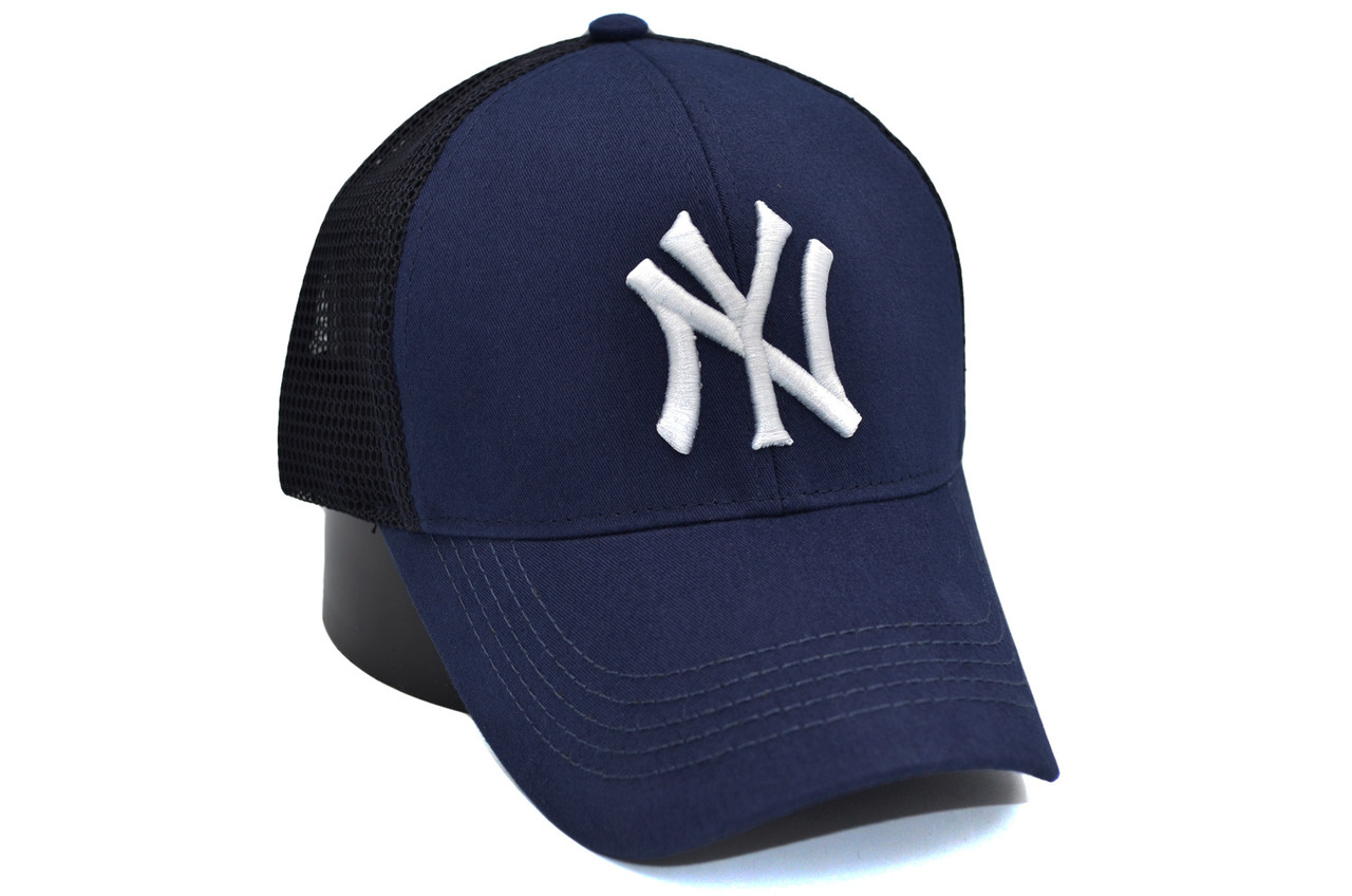 Бейсболка сітка Art cap New York Yankees 56-61 см синя (0919-534)