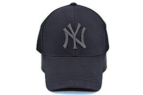 Бейсболка сітка Art cap New York Yankees 56-61 см темно-сіра (0919-537), фото 4