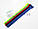 Хомут липучка 200 мм 5 шт. кольорові Zollex, фото 3