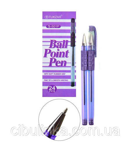Ручка олійна Original 501P. Фіолетова.( Паковання 24 шт.)