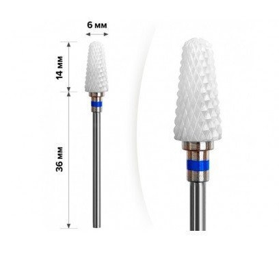 Керамічна фреза mART (М-204) — Парасолька Blue 6*14, фото 1