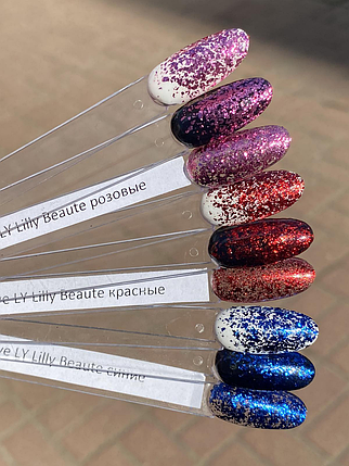 Пластівці юкі Love LY Lilly Beaute, рожеві, фото 2