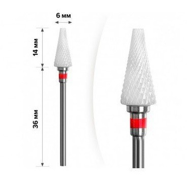 Керамічна фреза mART (М-207) — Конус Red 6*14, фото 1