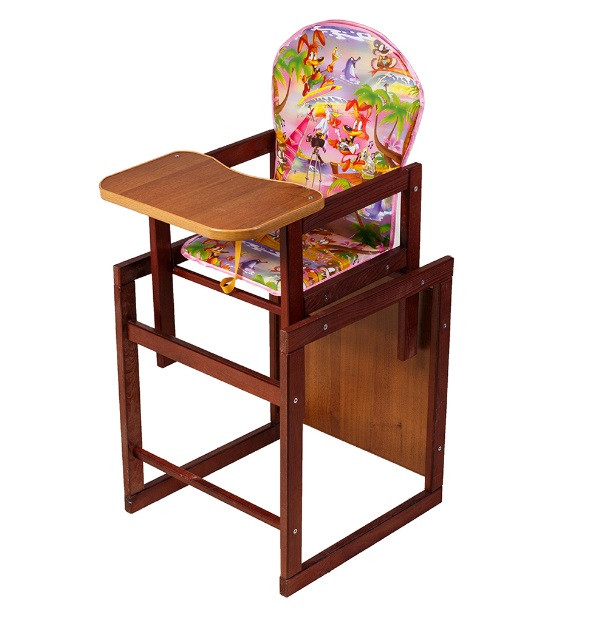 Стільчик-трансформер Наталка Зайчик-22 темний рожевий вовк на островах