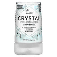 Минеральный дезодорант-карандаш Кристалл, без запаха, Crystal Body Deodorant, 40 г