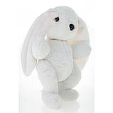 М'яка іграшка Кролик 30 см Аліна Білий, фото 3
