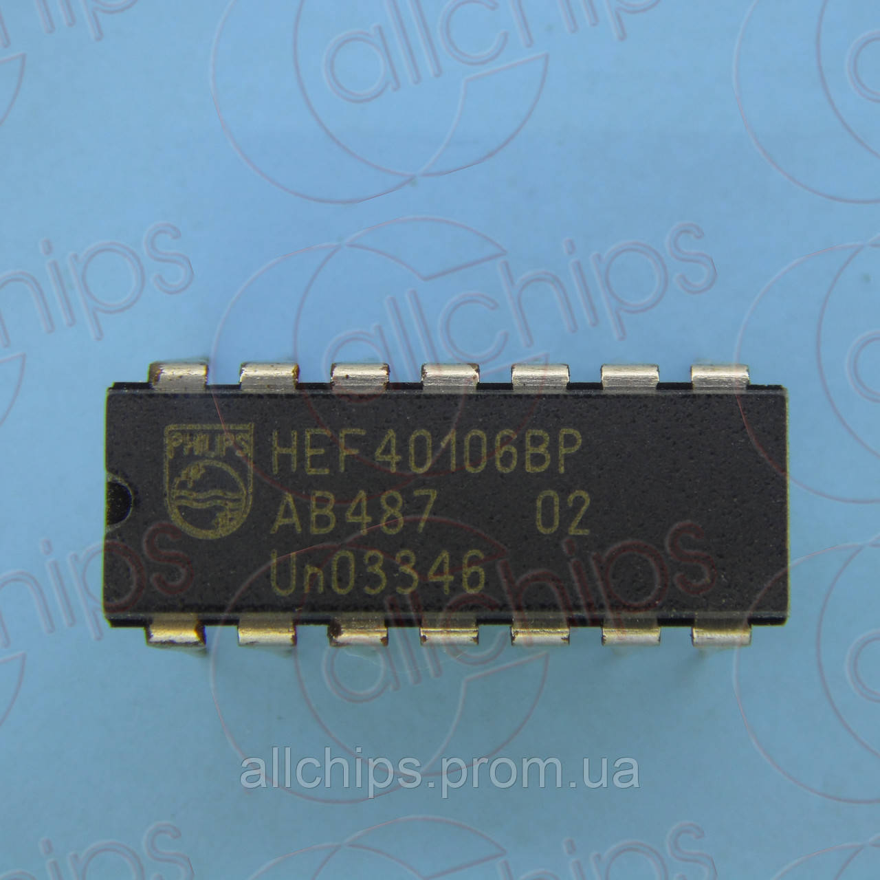 Купить Триггер Шмидта инвертирующий NXP HEF40106BP DIP14, цена 52.50 ...