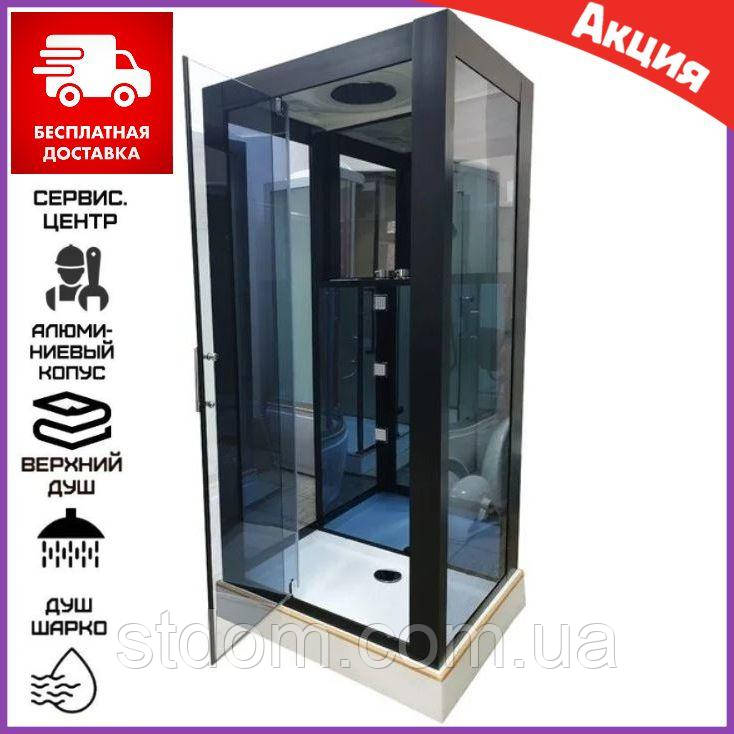 Гідромасажна душова кабіна 100х85 см Veronis BN-6-28 R GR права