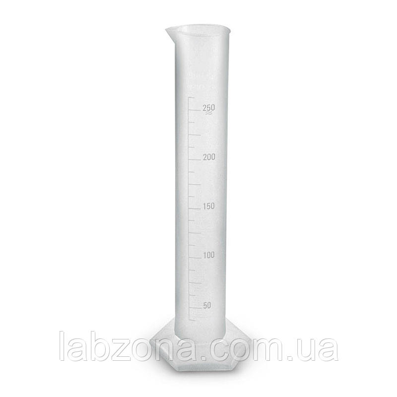 Циліндр поліпропиленовий лабораторний 100,250,500,1000мл 100