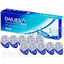 Dailies Aqua Comfort plus 1уп(30шт) | Одноденні контактні лінзи | Дейліс аква комфорт плюс, фото 2