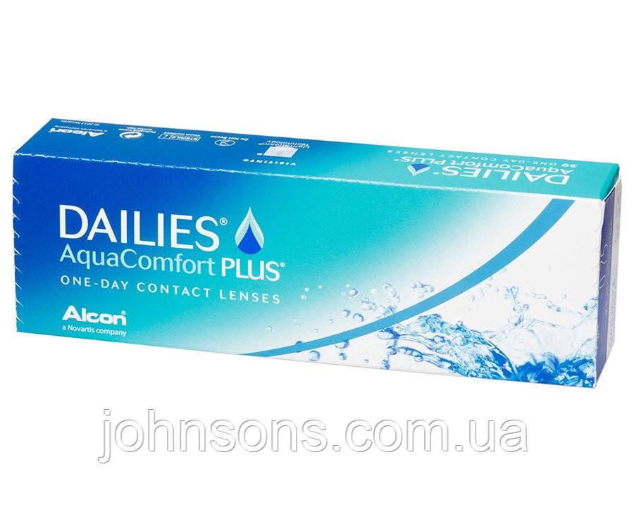 Dailies Aqua Comfort plus 1уп(30шт) | Одноденні контактні лінзи | Дейліс аква комфорт плюс, фото 1