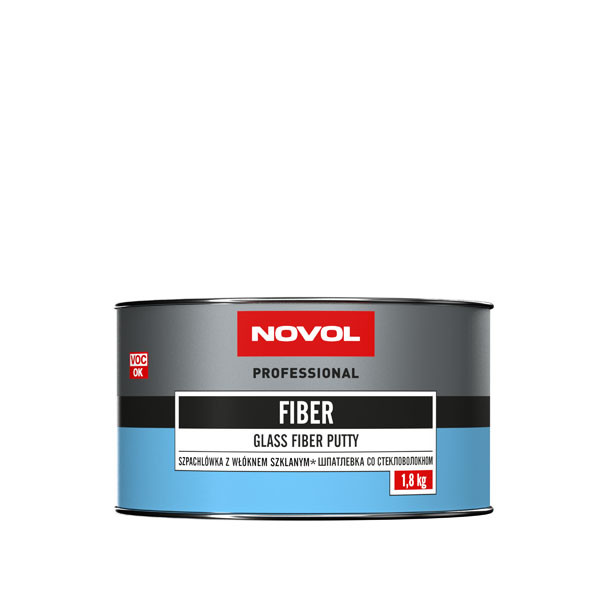 Автошпаклівка Novol Fiber з волокном 1,8 кг
