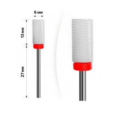 Керамічна фреза mART (М-209) — Бочонок Red 6*13, фото 1