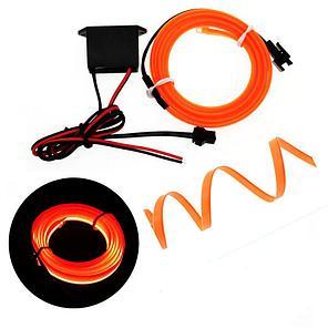 Неон Помаранчевий/Orange 1 метр з блоком розпалу від 12в.