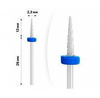 Керамічна фреза mART (М-212) — Бочечка Голка Blue 2. 3*13