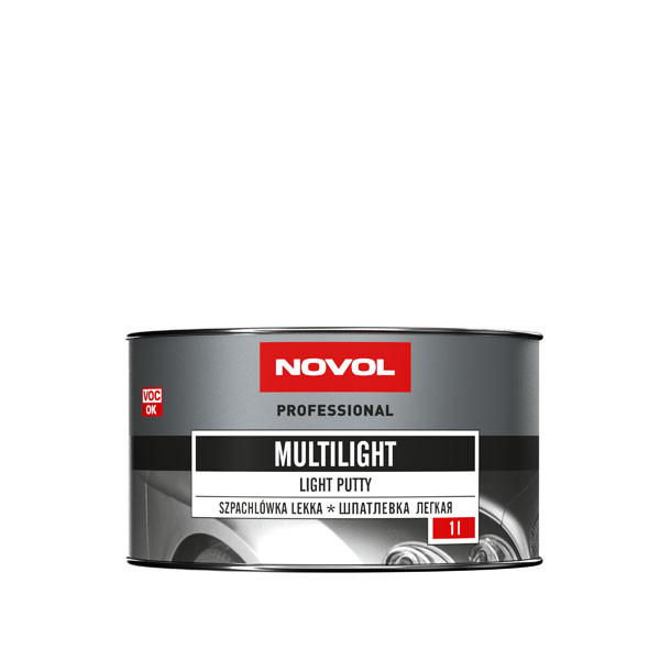 Автомобільна шпаклівка Novol Multilight полегшена 1 л