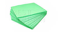 Трехслойные салфетки для пациента, 50шт.(зелёные)