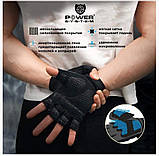 Перчатки для фітнесу PowerSystem PRO GRIP EVO PS-250E BLACK розмір XL, фото 7